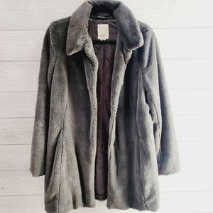 Anthropologie Elevenses Teddy Coat